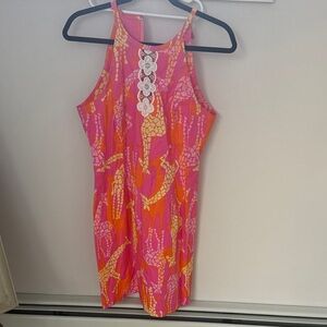 Lilly Pulitzer Pink and Orange Dress, size 6